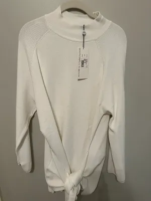 White Sweater Dress Size M thumbnail 2