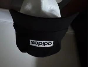 adidas Black Cap with White Logo Patch thumbnail 1