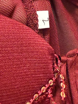 Red sequence dress Size 2 thumbnail 4
