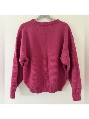 VINTAGE Eddie Bauer Gorpcore Indie Sleaze Cotton Knit Crewneck Sweater large thumbnail 6