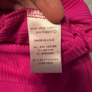 Dressed in Lala Malone Rib Oversized T-Shirt Side Slit Hot Pink Size XL thumbnail 9
