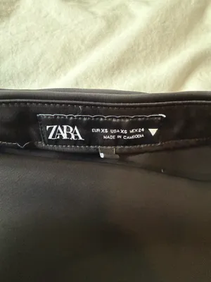 Zara Black Maxi Slip Silk Skirt thumbnail 3