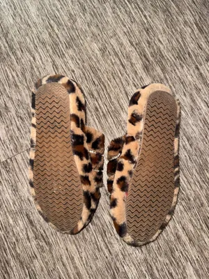 Cheetah slippers Brown Size 6 thumbnail 3