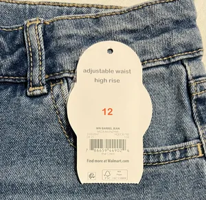 Wonder Nation Girls Barrel Jeans High Rise Adjustable Waist Size 12 NEW Med Wash thumbnail 11