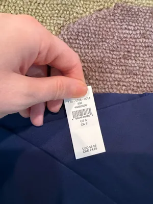 NWT Offline by Aerie Real Me High Rise Crossover Waistband Navy Blue Shorts S thumbnail 3