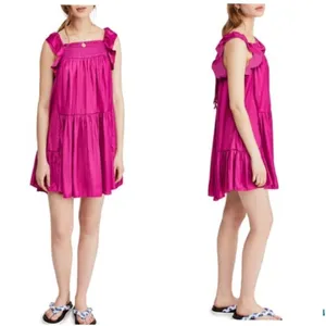 Free People Want Your Love Fuchsia Summer Dress Medium thumbnail 6