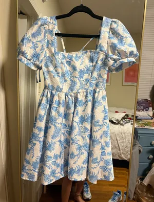 Boutique Floral dress thumbnail 1
