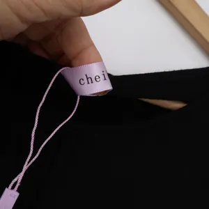 Cheibear Pajama Set Womens Medium Pom Pom Trim Black Rayon Spandex Excellent thumbnail 2