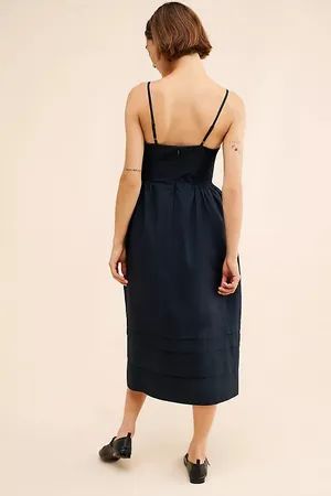 Anthropologie Sleeveless Poplin Midi Dress thumbnail 2