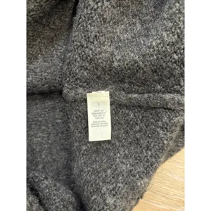 Aerie Womens Turtleneck Sweater Dress Charcoal Gray Oversized Cozy Knit Small thumbnail 5