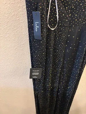 Lulus A-lister Black Rhinestone Bustier Maxi Dress - Size M thumbnail 6
