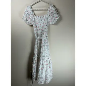 LoveShackFancy Clementine Eyelet Dress Size 2 Coquette Floral Girly Midi Length thumbnail 10