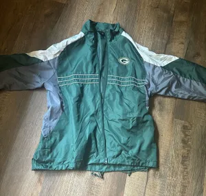 National Football League Team Apparel Green Bay Packer Wind Breaker thumbnail 1