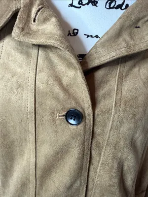 Cider Oversized Suede Button-Front Jacket thumbnail 5