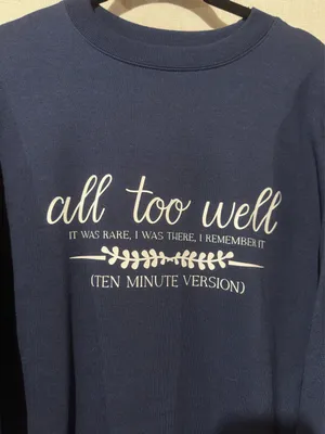 Hanes All Too Well Swiftie Crewneck Sweatshirt thumbnail 2
