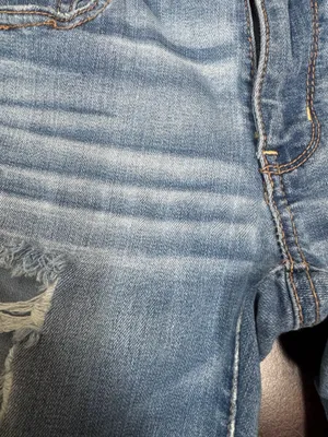 American Eagle Super Super Stretch Artist Crop Distressed Jeans Size 6 thumbnail 2