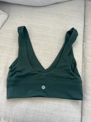 Lululemon Align V-Neck Bra Dark Forest Green thumbnail 2