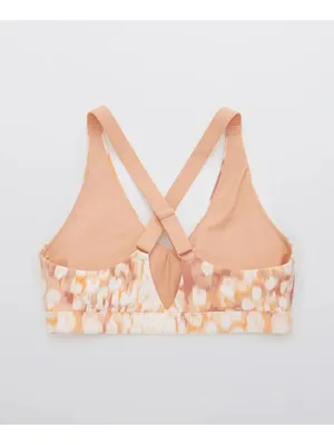 NWT OFFLINE by Aerie Shine Strappy Back Sports Bra - Size: Large thumbnail 8