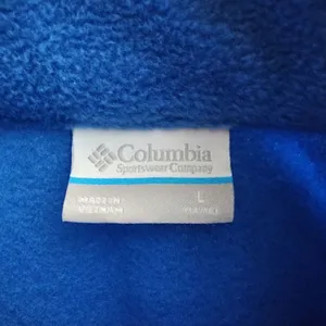 Columbia Women's Blue Fleece‎ Vest Outdoor Activewear Zip-Up Sleeveless Jacket thumbnail 3