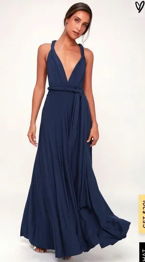 Lulu’s Exclusive Tricks of The Trade Navy Dress thumbnail 1
