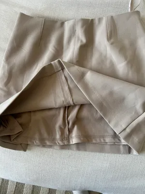 ZARA Beige Mini Skirt thumbnail 3