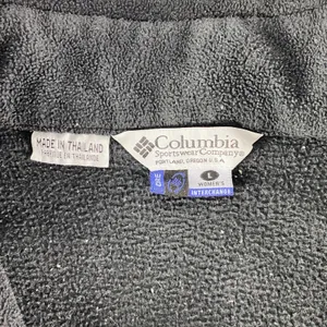 Columbia Jacket Women's Large Black Full Zip Fleece Zip Pockets Core Interchange thumbnail 3