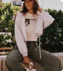 Princess Polly Zip-Up Oversized thumbnail 1