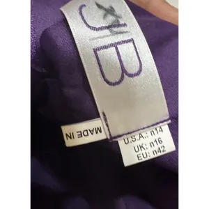 Gianni Bini Chic Purple Charlotte Chiffon Maxi Dress Sz14 Wedding Party‎ Boho Sweet Cute thumbnail 4