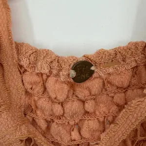 Free People FP‎ One Adella Bralette Terracotta Orange Lace Strappy Boho Small thumbnail 3