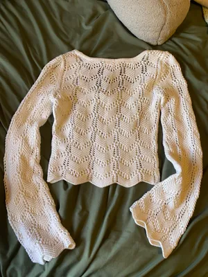 Hollister Crochet Sweater thumbnail 4