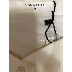 NEW Commense Ivory Silky Satin Sleeveless Button Up Crop Corset Cami Tank Top XS thumbnail 5