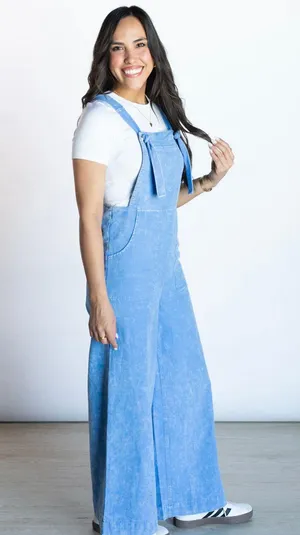 Apricot Lane Wide Leg Overall Jumpsuit thumbnail 2