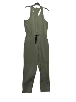 Back Country size medium one piece Olive Green Sleeveless Jumpsuit cropped thumbnail 2
