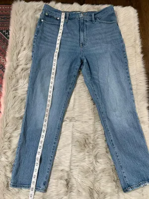 Madewell The Perfect Vintage Jean Belbury Wash High Waist Tapered Mom Jeans Size thumbnail 7