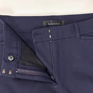 WHBM Dress Pants Womens 4L 4T Tall Ines Slim Bootcut Comfort Stretch Navy Blue thumbnail 11