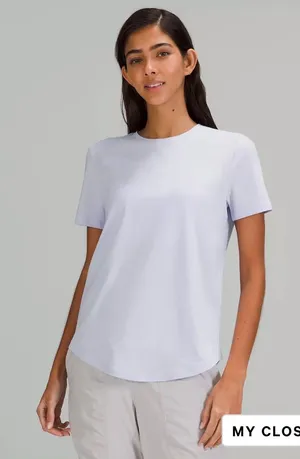 Lululemon shirt pastel blue thumbnail 1