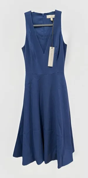 NEW Dress The Population Womens Size‎ XS Dress Catalina Blue Fit & Flare A-line thumbnail 1