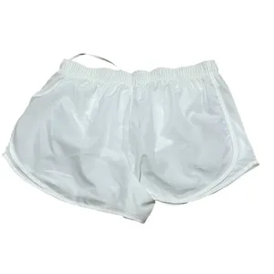 Nike Dri-FIT Tempo Womens Running Shorts White Size XL Drawstring Swoosh thumbnail 6
