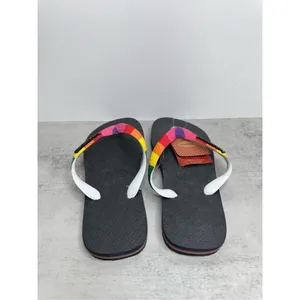 Havaianas Flip Flop Size 6 Sandals Womens‎ Multicolor Rainbow NEW thumbnail 5