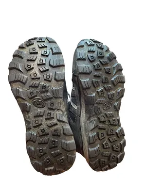 Merrell black gray waterproof wms man made ankle hiking boots sz 7M SKU 10-333 thumbnail 5