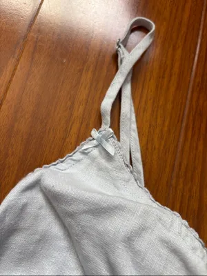 Brandy Melville Light Blue Bow Strap Babydoll Top thumbnail 2