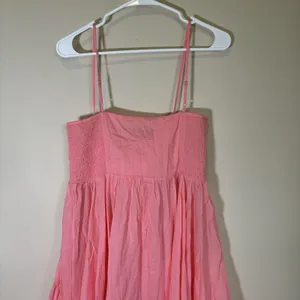 J. Crew Cotton Voile Beach Dress, Bow‎ Front, Coral Pink CoverUp Medium BU441 thumbnail 8