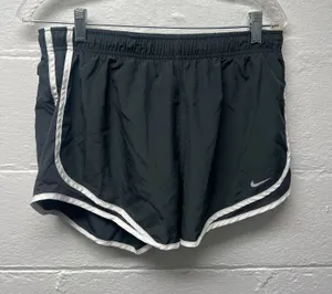 Nike Black Running Shorts with White Trim thumbnail 1