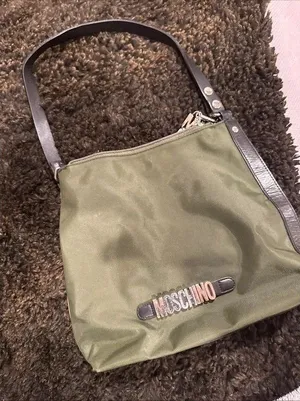 Moschino army green purse thumbnail 1