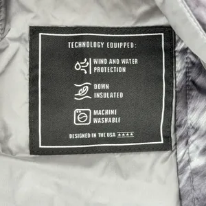 Ariat Ideal‎ Down Jacket Womens Small Gray Print Puffer Packable Coat thumbnail 6