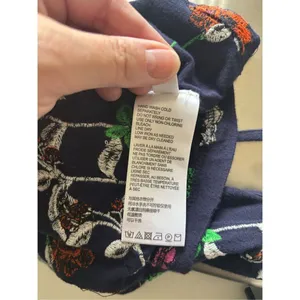 Anthropologie Kellen Floral Embroidered Cami Tank Navy Spaghetti Strap Top XS thumbnail 4