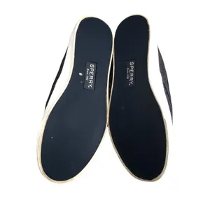Sperry (8) Seaside Navy Emboss Woven Textured Elastic Slip On Loafer Shoe thumbnail 4