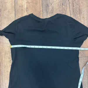 Pact Organic Cotton Softspun V-Neck Tee Short Sleeve Black Women’s S Minimalist thumbnail 8