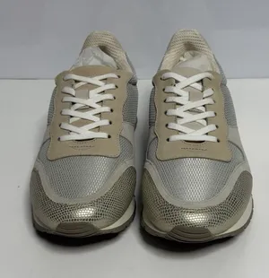 MR. B's By Aldo Shoes Mens Size 8 Beige Leather Casual Sneakers Gum Sole New thumbnail 1