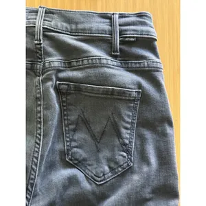 MOTHER The Hustler Ankle Fray Jeans Size 25 Lighting Up Lanterns Gray High Rise thumbnail 11